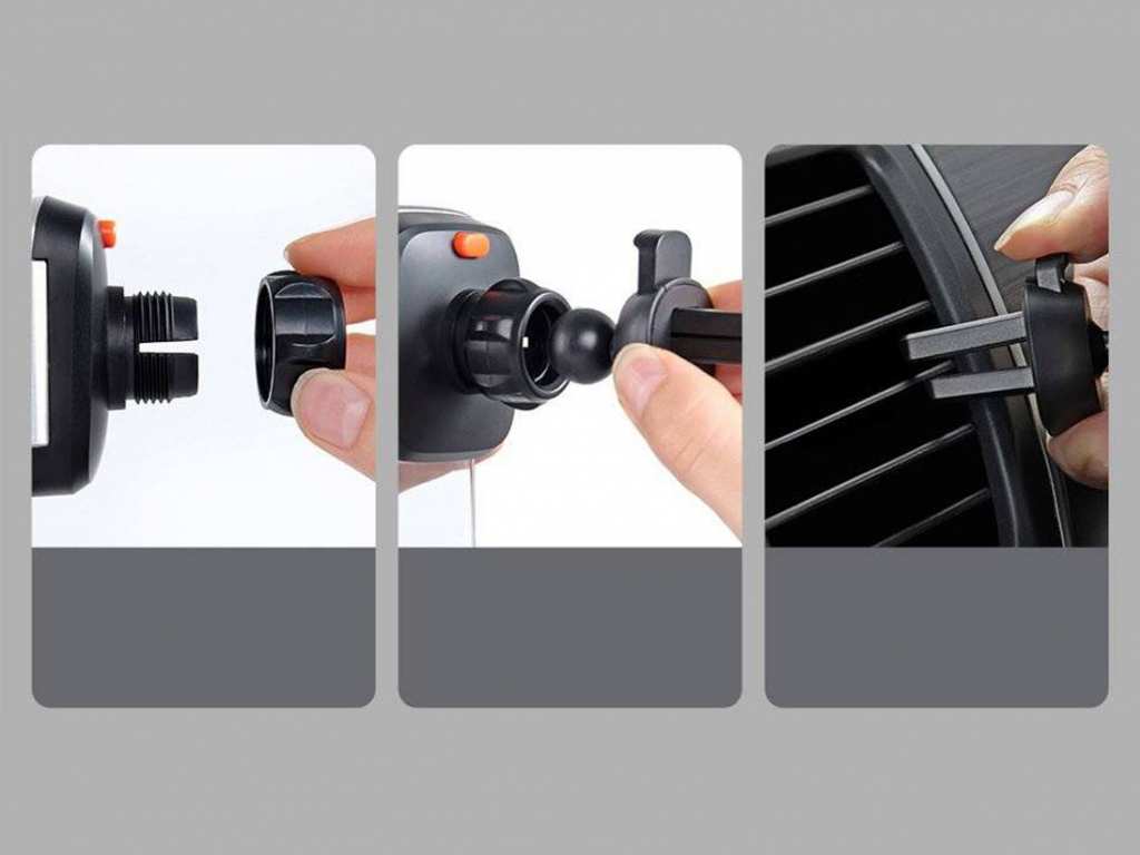 پایه نگهدارنده گوشی بیسوس Baseus Easy Control Clamp Car Mount Holder SUYK000101