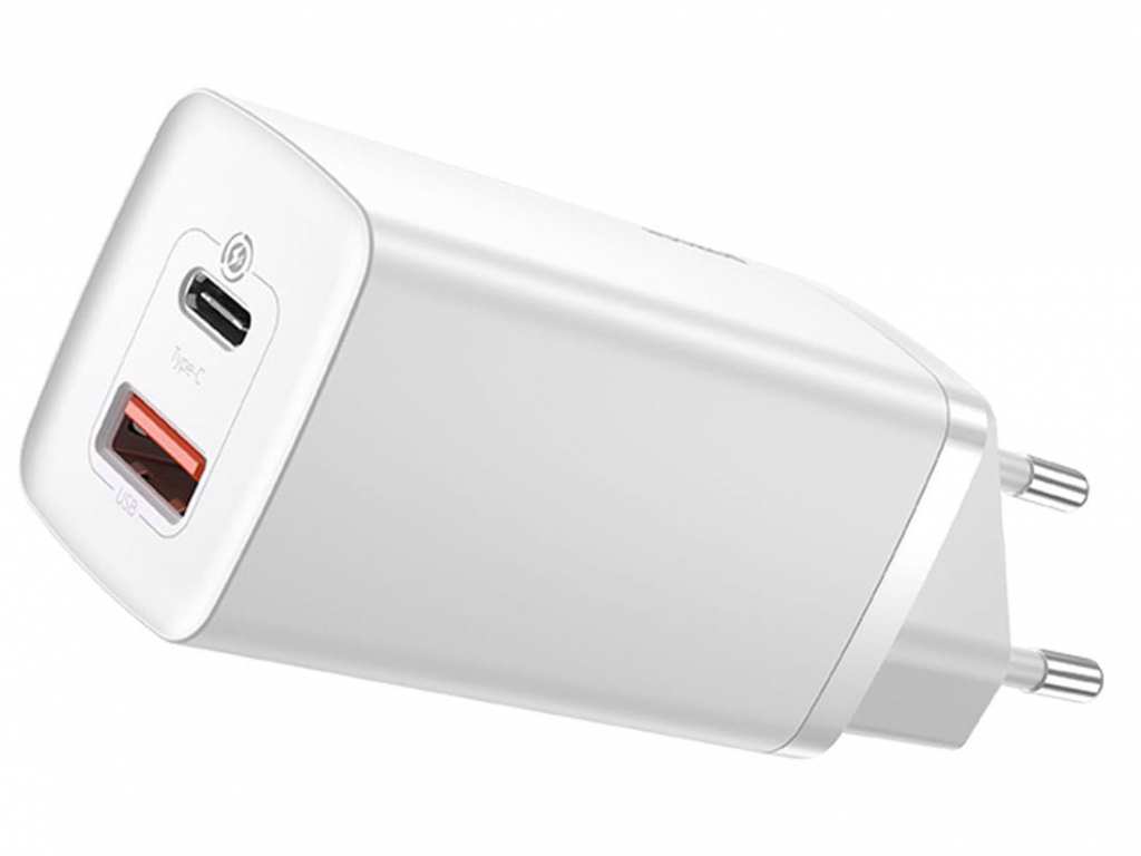 شارژر دیواری فست بیسوس Baseus GaN2 Lite Quick ChargerC+U 65W CCGAN65UE