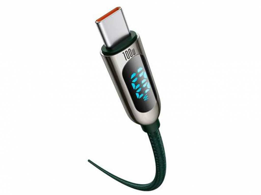 کابل شارژ تایپ سی به تایپ سی 100 وات بیسوس Baseus Display Fast Charging Data Cable 2m CATSK-C01