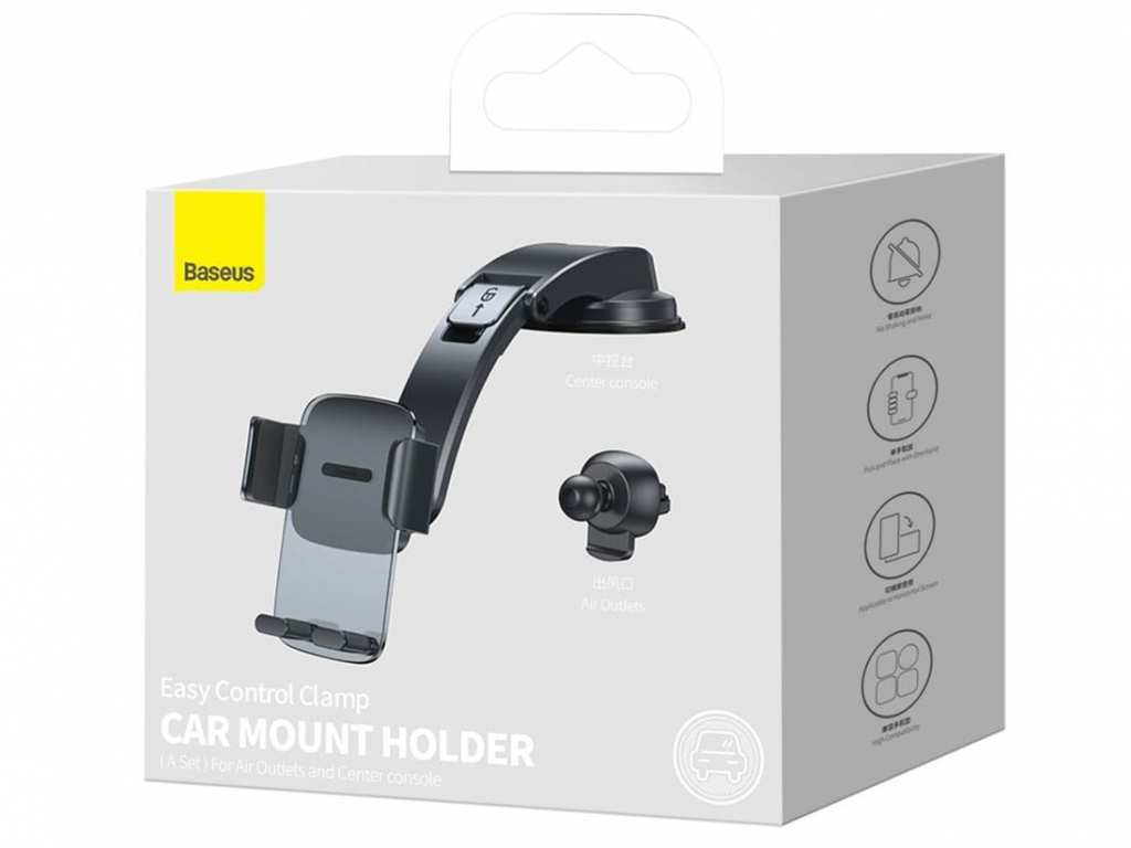 پایه نگهدارنده گوشی بیسوس Baseus Easy Control Pro Clamp Car Mount Holder SUYK000001
