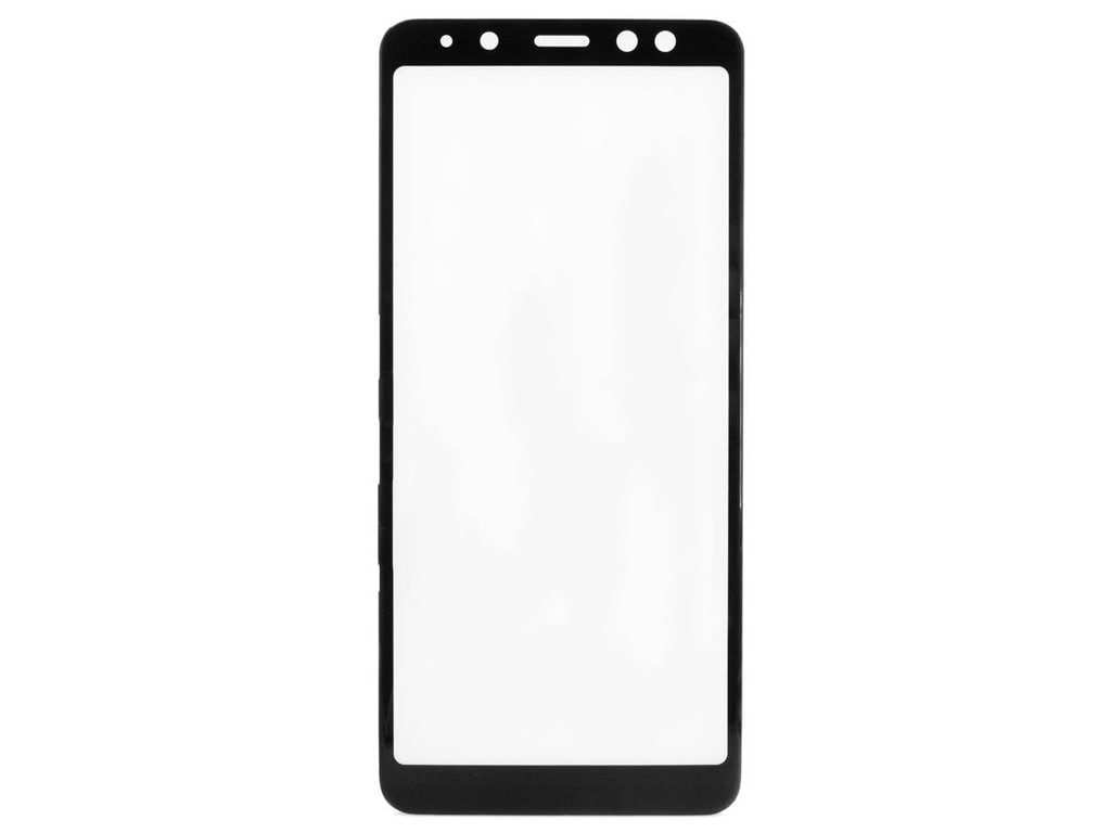 گلس و محافظ تمام صفحه Mletubl Full Glass For Samsung A8 2018/A530F