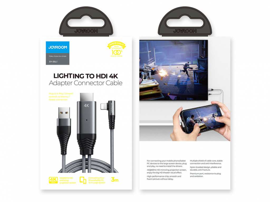 کابل لایتنینگ به اچ دی ام آی جویروم Joyroom Lightning to HDMI SY-35L1