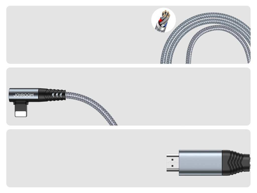 کابل لایتنینگ به اچ دی ام آی جویروم Joyroom Lightning to HDMI SY-35L1