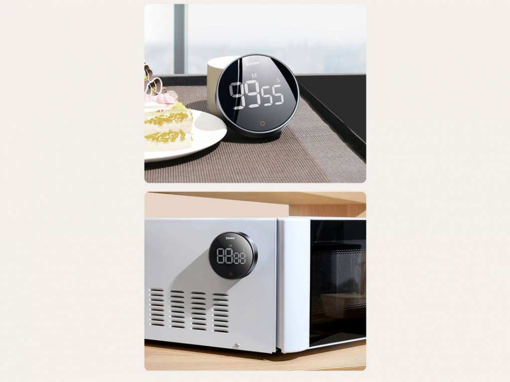 تایمر زنگ دار بیسوس Baseus Heyo Rotation Coutdown Timer pro FMDS000013