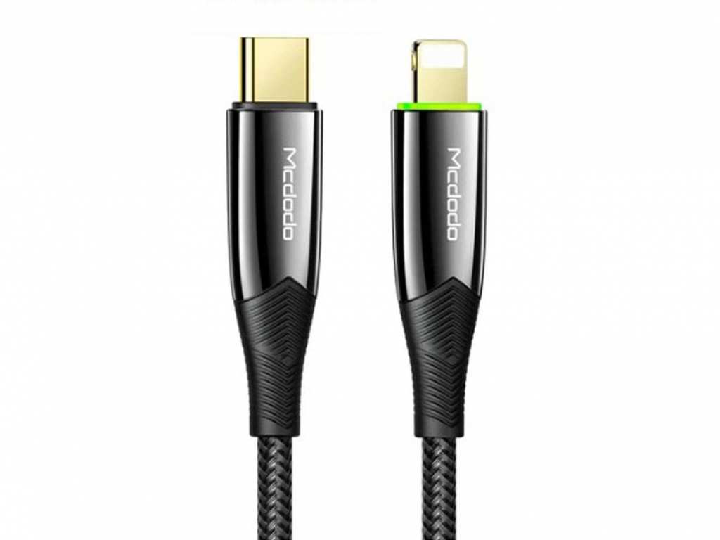کابل شارژ سریع تایپ سی به لایتنینگ مکدودو Mcdodo Auto Power Off Type-C to Lightning PD Data Cable CA-8560