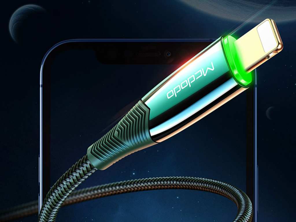 کابل شارژ سریع تایپ سی به لایتنینگ مکدودو Mcdodo Auto Power Off Type-C to Lightning PD Data Cable CA-8560