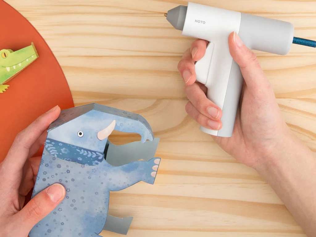 دستگاه چسب حرارتی شارژی شیائومی Xiaomi Hoto Cordless Mini Stand-Up Hot Glue Gun QWRJQ001