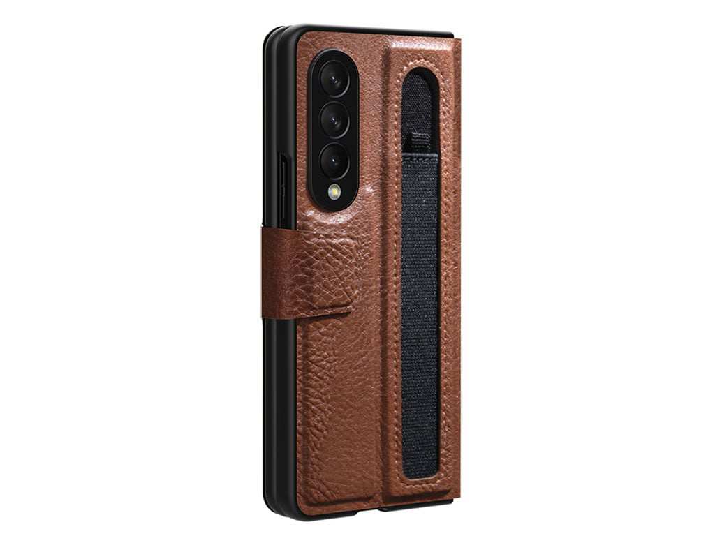 کیف چرمی محافظ نیلکین Nillkin Samsung Galaxy Z Fold 3 Aoge Leather Case