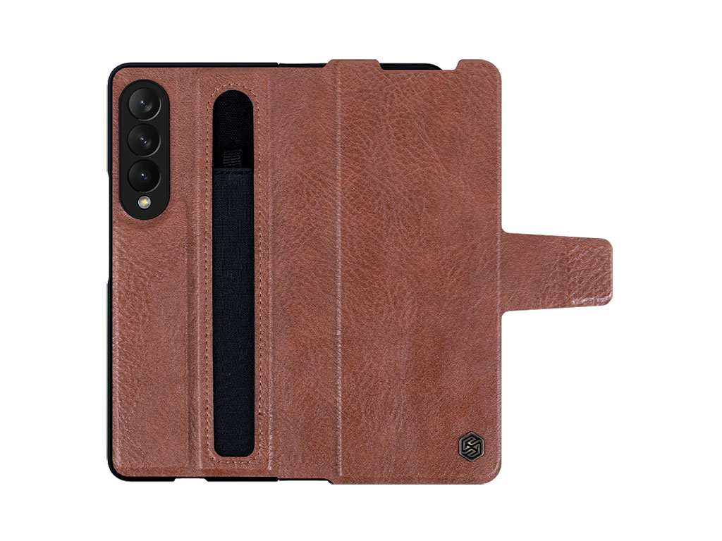 کیف چرمی محافظ نیلکین Nillkin Samsung Galaxy Z Fold 3 Aoge Leather Case