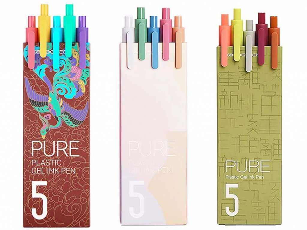 بسته 15 تایی خودکار شیائومی Xiaomi Kaco Pure Plastic Gel Ink Pen K1015 - تصویر 16