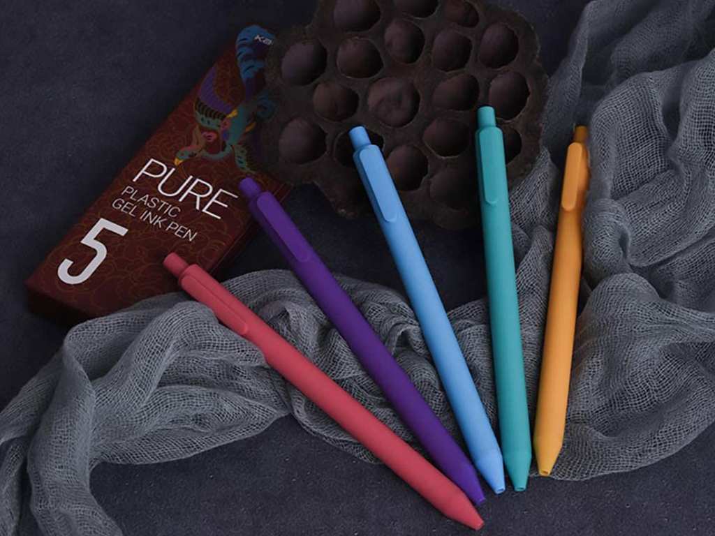 بسته 15 تایی خودکار شیائومی Xiaomi Kaco Pure Plastic Gel Ink Pen K1015