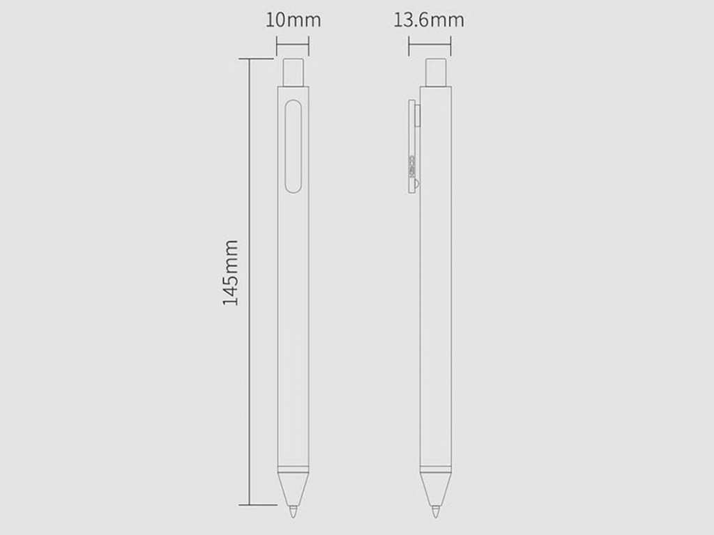 بسته 15 تایی خودکار شیائومی Xiaomi Kaco Pure Plastic Gel Ink Pen K1015