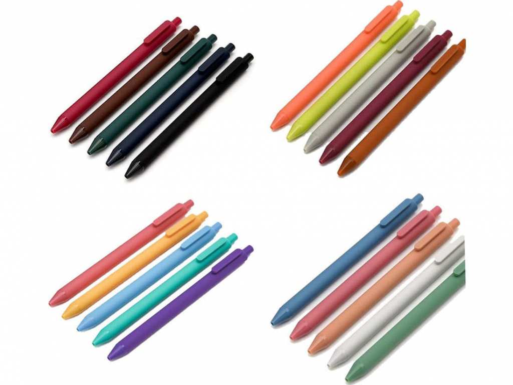 بسته 15 تایی خودکار شیائومی Xiaomi Kaco Pure Plastic Gel Ink Pen K1015