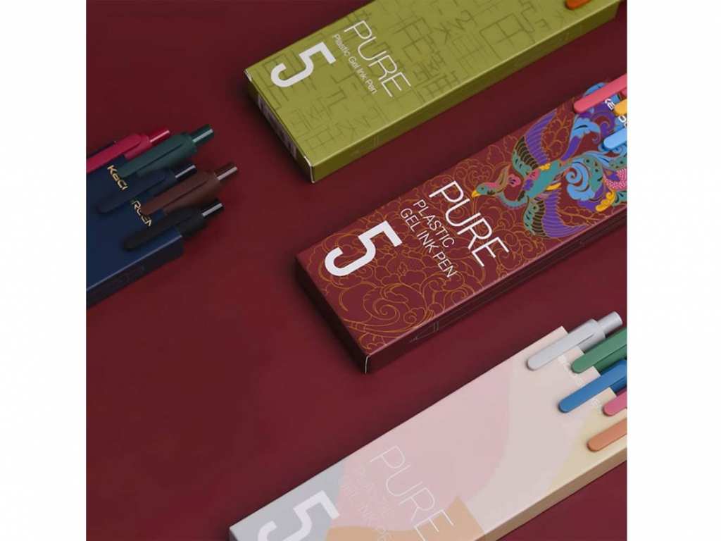 بسته 15 تایی خودکار شیائومی Xiaomi Kaco Pure Plastic Gel Ink Pen K1015