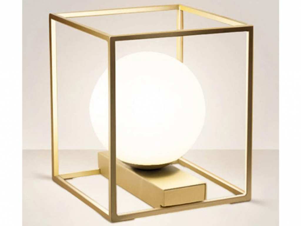 چراغ رومیزی شیائومی label EGLO gold cube atmosphere table lamp 97794C