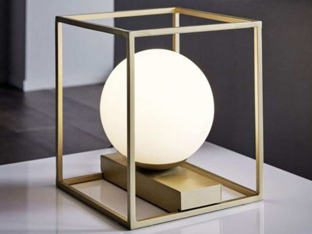 چراغ رومیزی شیائومی label EGLO gold cube atmosphere table lamp 97794C