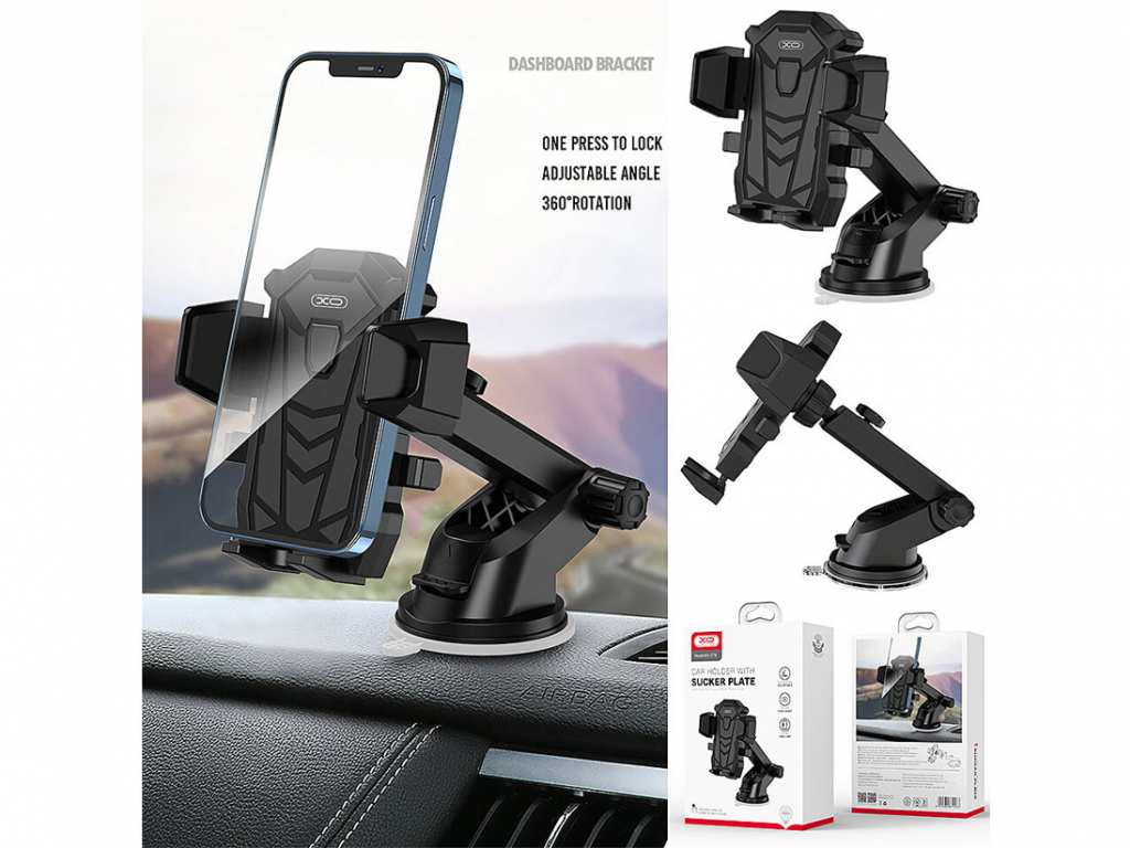 پایه نگه‌دارنده موبایل خودرو ایکس‌او Xo Car Holder With Sucker Plate XO-C76