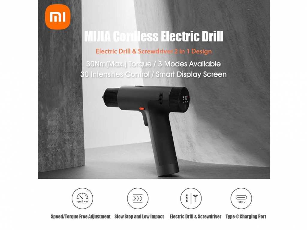 دریل پیچ گوشتی شارژی شیائومی Xiaomi MIJIA Cordless Electric Drill Kit Electric Screwdriver MJWSZNJYDZ001QW