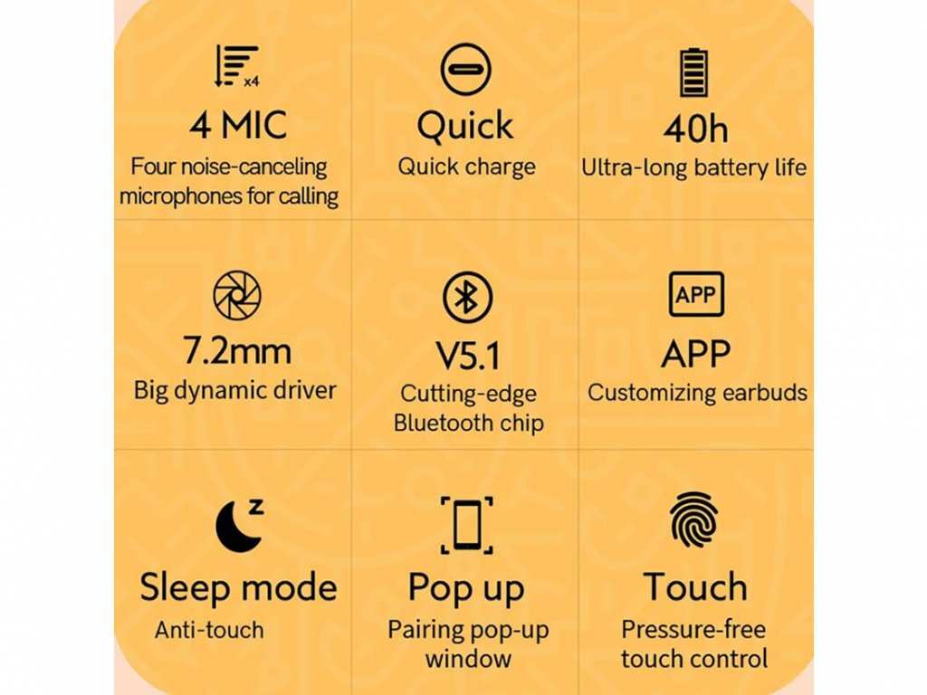 هندزفری بلوتوث کیو سی وای QCY ENC True Wireless Earbuds T13