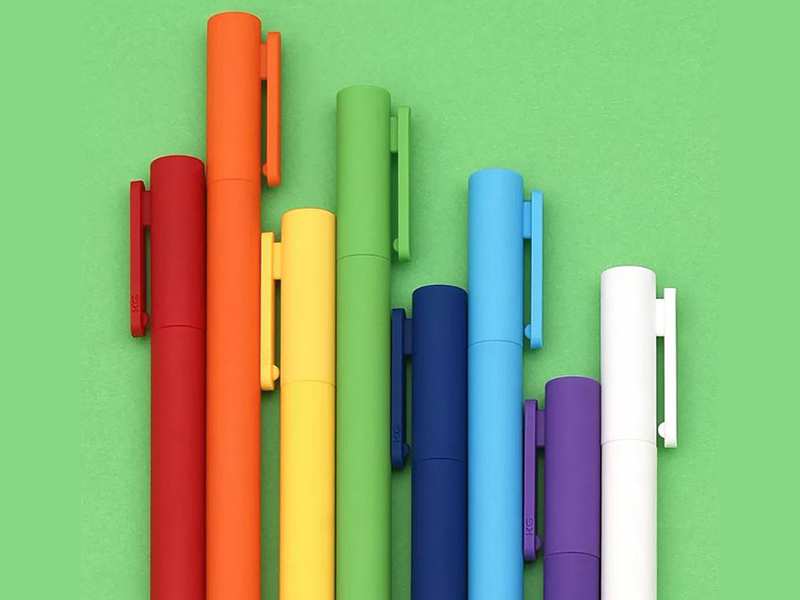 بسته 8 تایی خودکار شیائومی Xiaomi KACOGREEN K1 plastic gel ink pen 8pcs/box pen 0.5mm