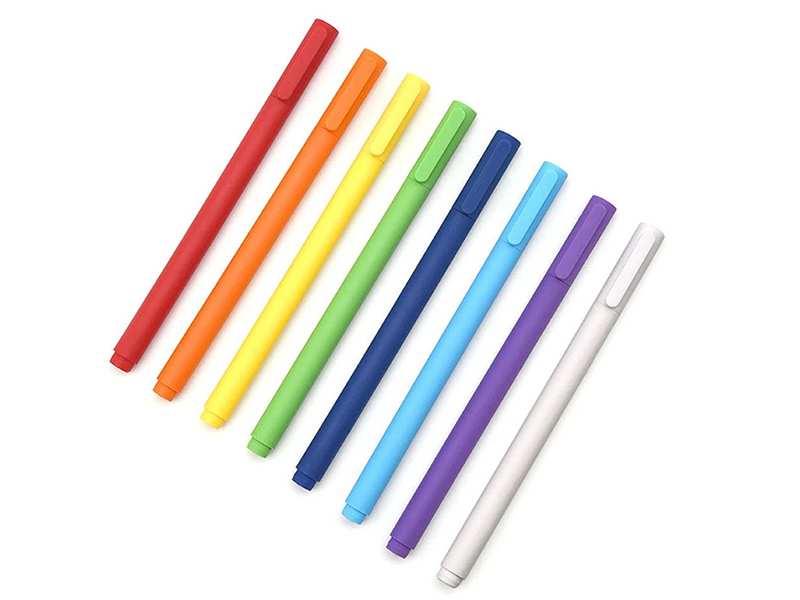 بسته 8 تایی خودکار شیائومی Xiaomi KACOGREEN K1 plastic gel ink pen 8pcs/box pen 0.5mm