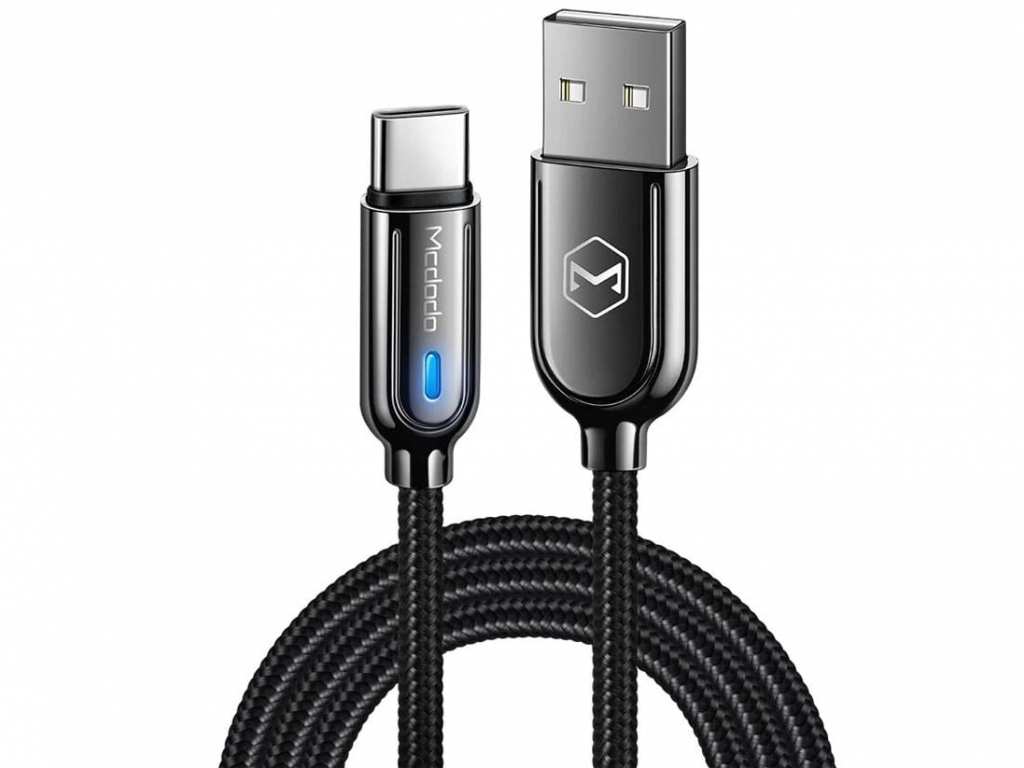کابل شارژ سریع تایپسی 1 متری مکدودو Mcdodo Quick Charge Auto Power-Off Data Cable CA-6190