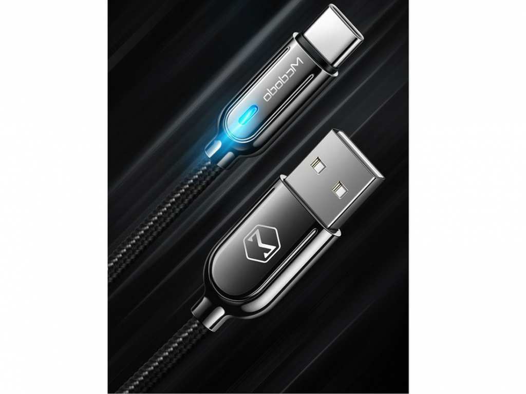 کابل شارژ سریع تایپسی 1 متری مکدودو Mcdodo Quick Charge Auto Power-Off Data Cable CA-6190