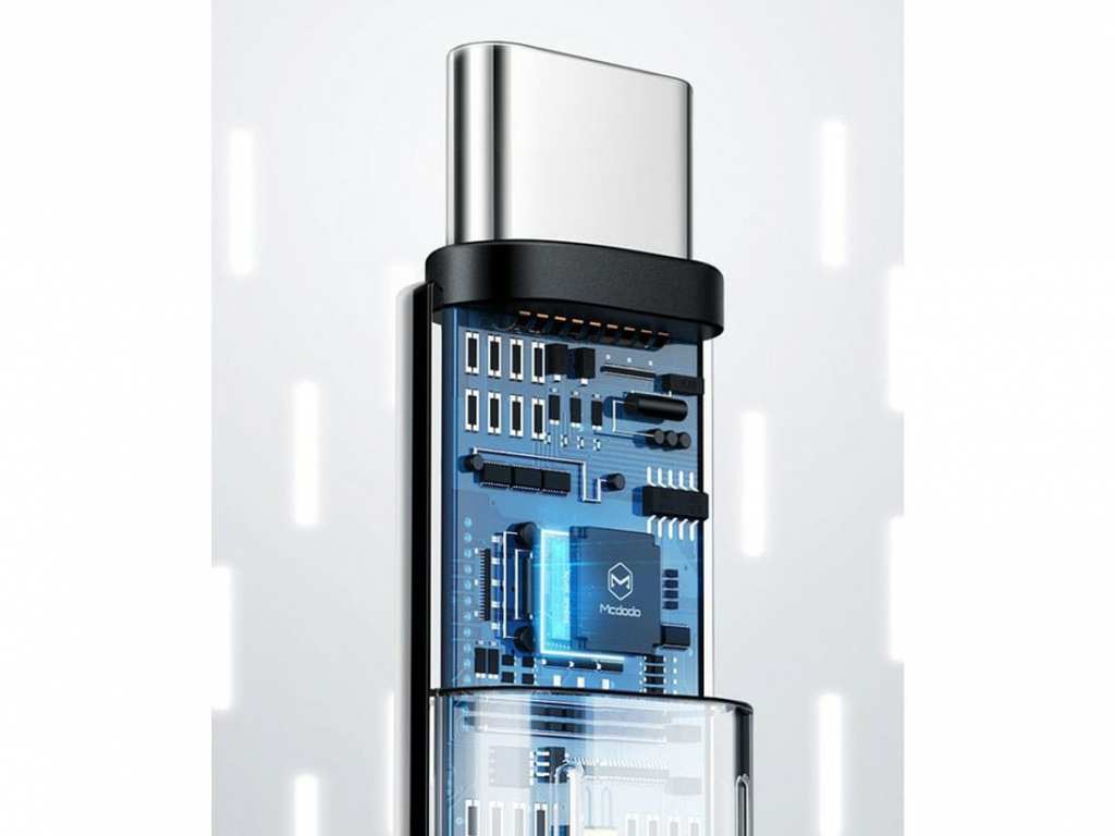 کابل شارژ سریع تایپسی 1 متری مکدودو Mcdodo Quick Charge Auto Power-Off Data Cable CA-6190