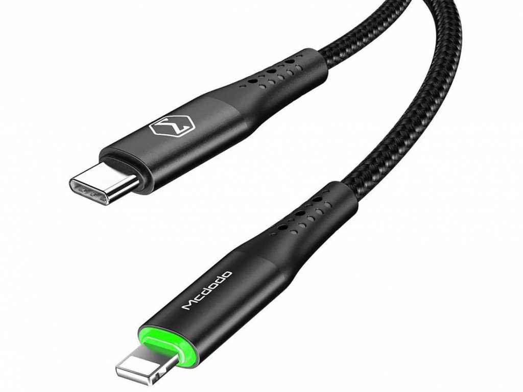 کابل شارژ سریع تایپسی به لایتنینگ 1.2 متری مکدودو Mcdodo Auto Power Off Cable For IPhone PD 36W CA-7360