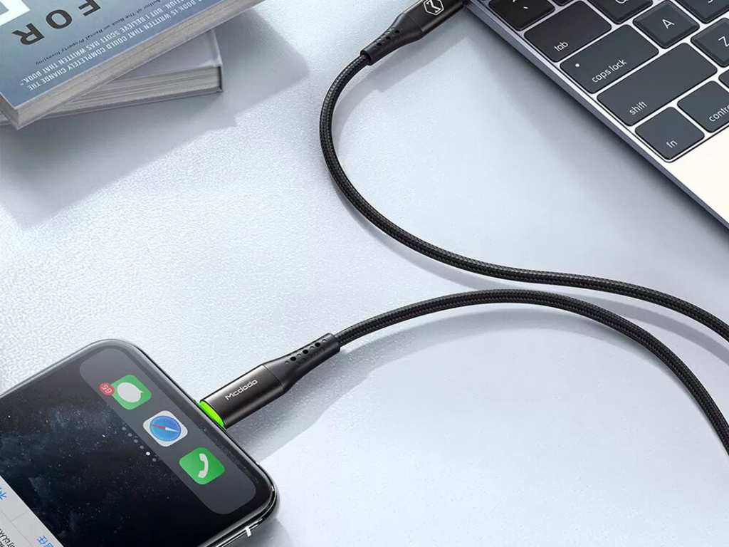 کابل شارژ سریع تایپسی به لایتنینگ 1.2 متری مکدودو Mcdodo Auto Power Off Cable For IPhone PD 36W CA-7360