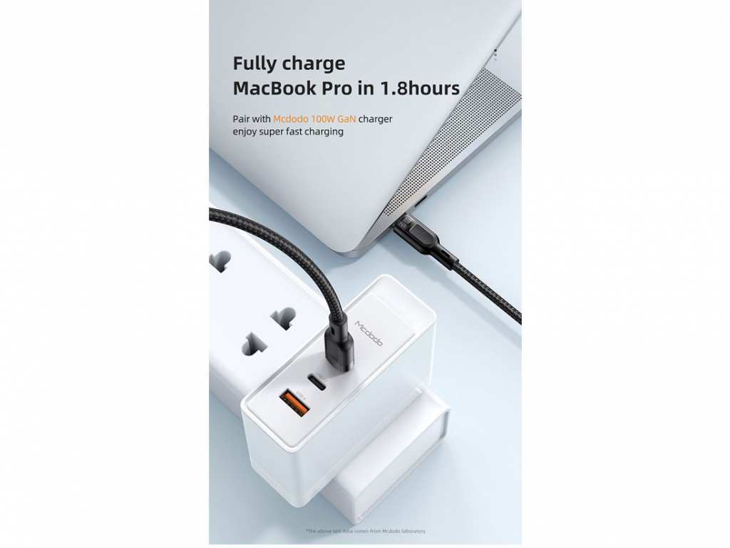 کابل شارژ سریع دو سر تایپسی 1.2 متری مکدودو MCDODO Type-C to Type-C+Type-C2 in 1 Fast Charging Data Cabl 100W CA-7470