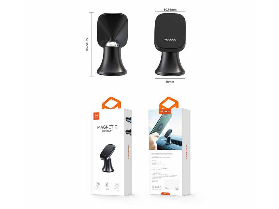 هولدر موبایل مغناطیسی داخل خودرو مکدودو Mcdodo Magnetic Car Phone Holder MC-8490