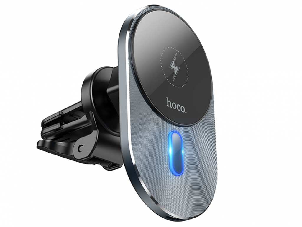 نگهدارنده مغناطیسی و شارژر وایرلس خودرو هوکو HOCO Magic magnetic wireless fast charging car holder CA91