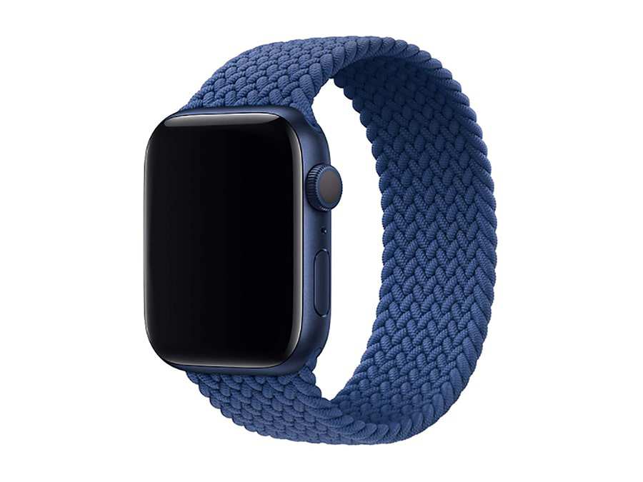 بند پارچه ای اپل‌ واچ 38 و 40 میلی‌ متر گرین Green Apple Watch 38/40mm Braided Solo Loop Strap