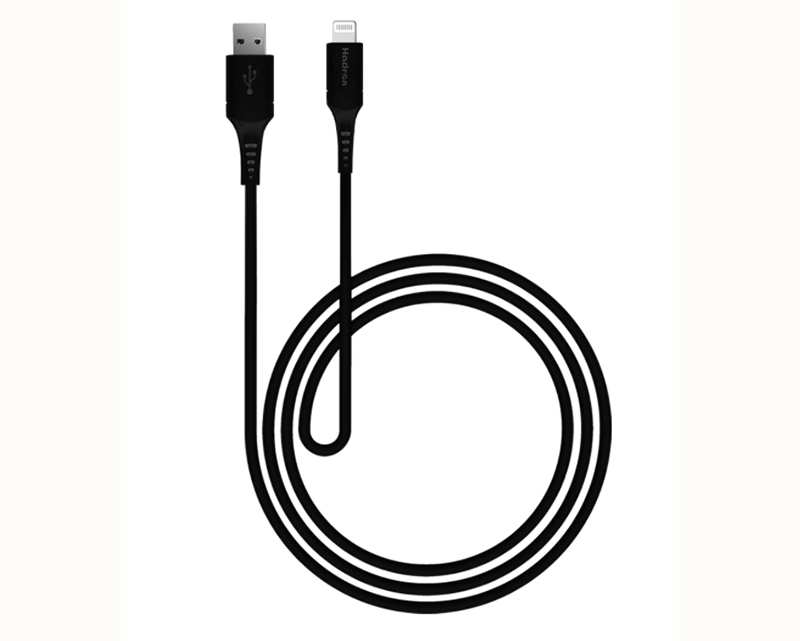 کابل شارژ و انتقال داده لایتنینگ هادرون Hadron MFI HTC-A-L01 USB A Lightning Cable
