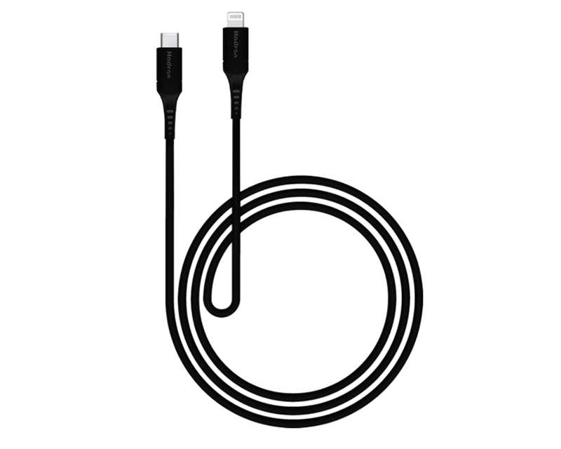 کابل شارژ و انتقال داده لایتنینگ هادرون Hadron HTC-C-L01 USB C Lightning Cable