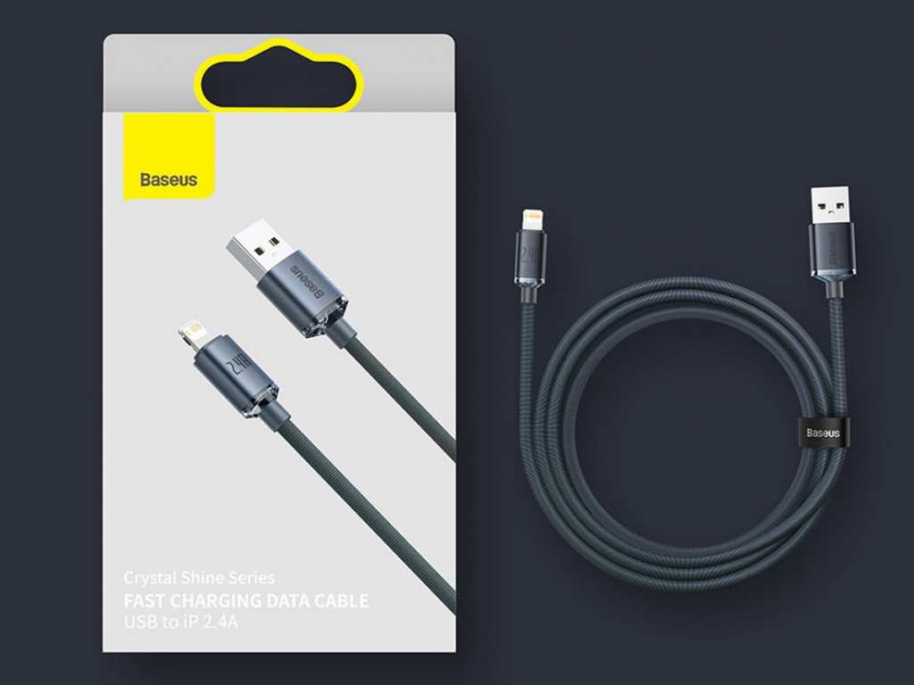 کابل لایتنینگ 2 متری بیسوس Baseus CAJY0000101 Crystal Shine 2m Lightning Cable