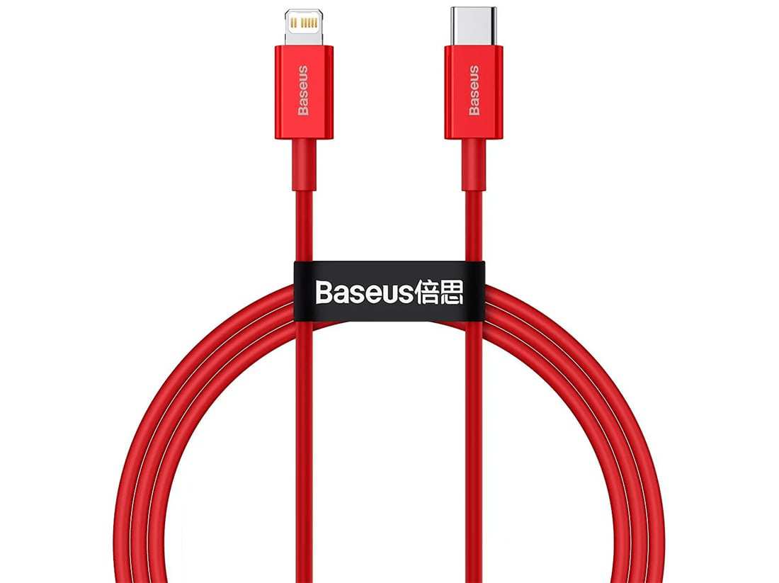 کابل شارژ سریع تایپ سی به لایتنینگ 1.5 متری بیسوس Baseus Cable Superior Series Type-C To Lightning 20W MOQ:40 CATLYS-B02