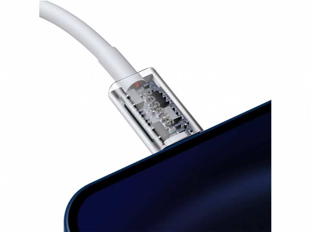 کابل شارژ سریع تایپ سی به لایتنینگ 1.5 متری بیسوس Baseus Cable Superior Series Type-C To Lightning 20W MOQ:40 CATLYS-B02