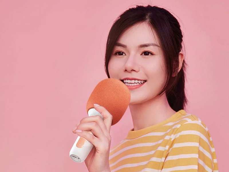 میکروفون بی سیم شیائومی Xiaomi Yuemi Bluetooth karaoke Microphone Lite YMMKF007