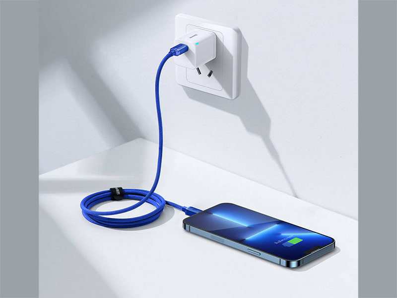 کابل لایتنینگ به تایپ سی بیسوس Baseus Crystal Shine Fast Data Cable CAJY000203