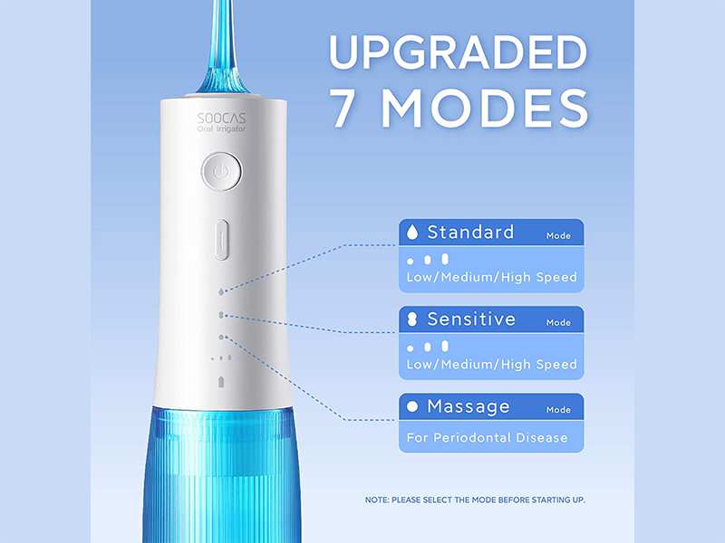 دستگاه شست و شوی دهان و دندان شیائومی Xiaomi SOOCAS W3 Pro Cordless Water Flosser