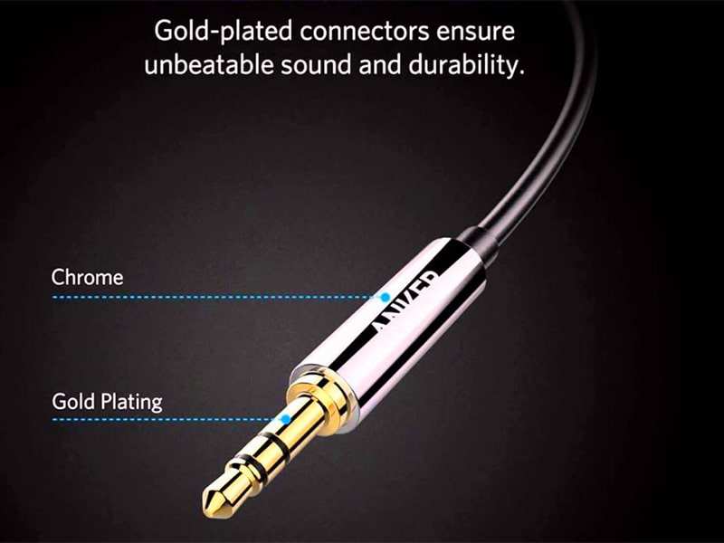 کابل انتقال صدا انکر Anker A7123 Auxiliary Audio Cable 1.2m