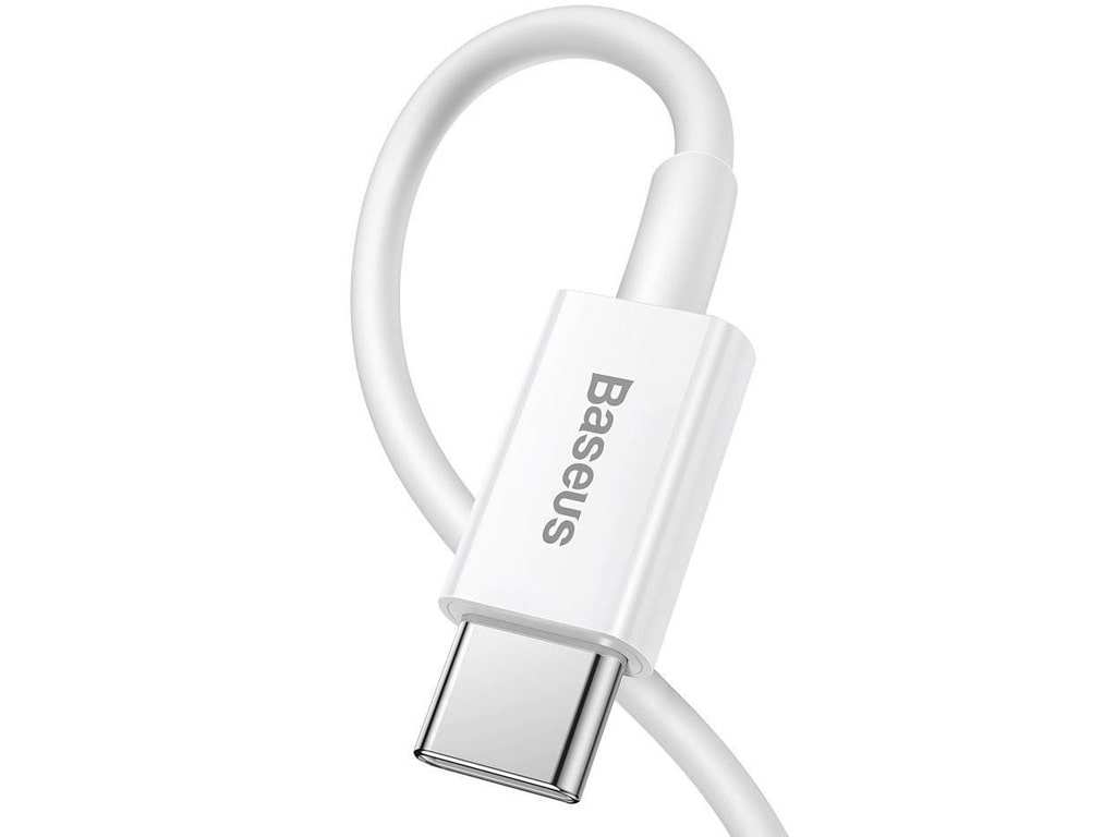 کابل فست شارژ پاوربانکی لایتنینگ به تایپسی 25 سانتیمتری بیسوس Baseus Superior Cable USB Type-C Lightning Power Delivery 20W CATLYS-02