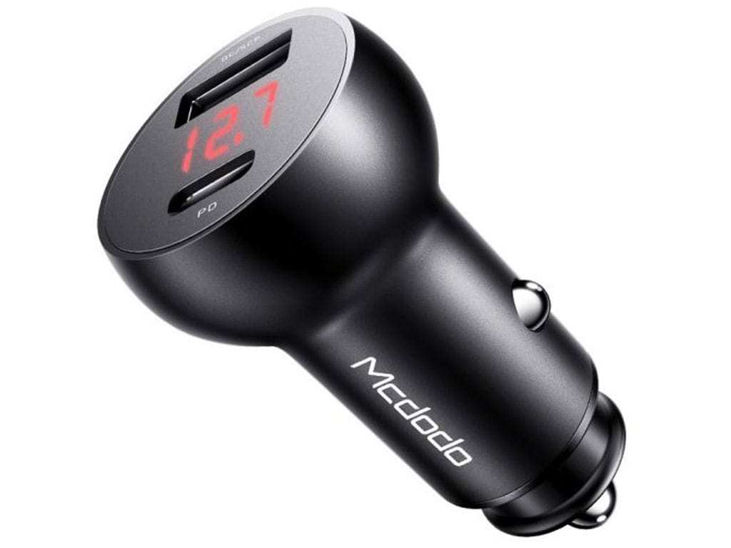 شارژر فندکی خودرو فستشارژ ماشین تایپ سی 45 وات مک دودو CC-7030