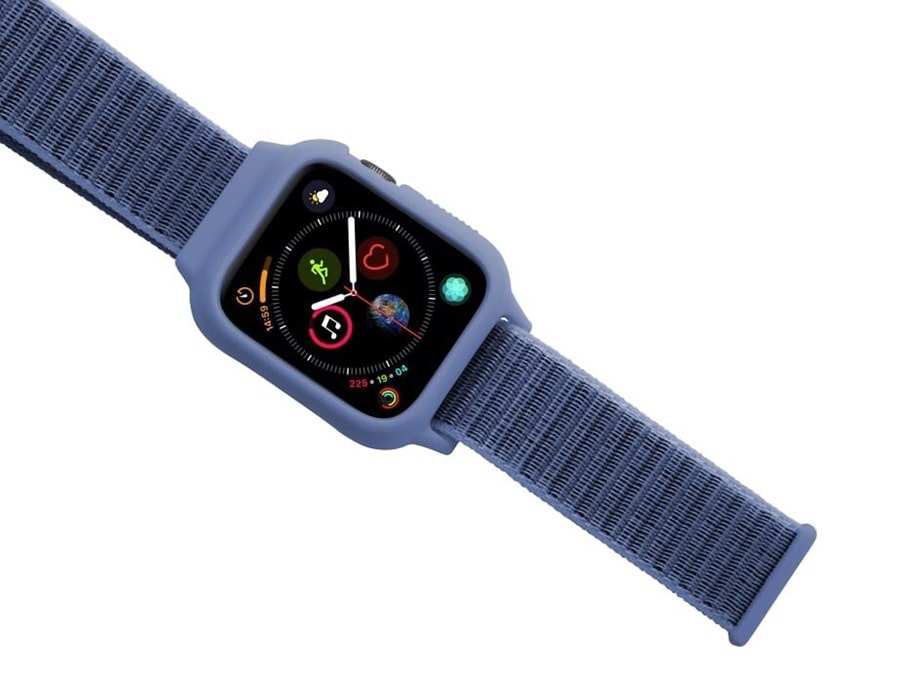 بند سیلیکونی اپل واچ سری 3/4/5 سایز 38/40 میلی متر پورودو Porodo iGuard Apple Watch 3/4/5 38/40mm Strap + ShockProof Case