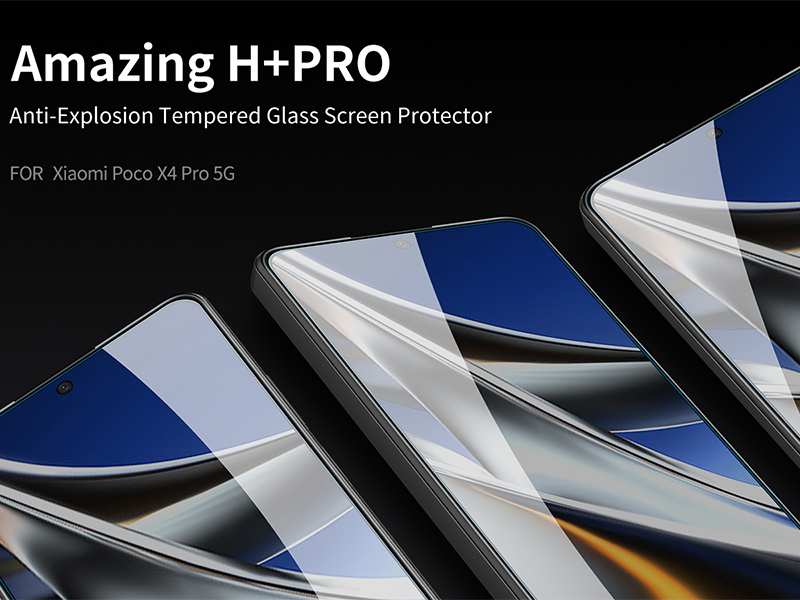 محافظ صفحه نمایش شیشه‌ای نیلکین شیائومی Nillkin H+Pro Glass Xiaomi Poco X4 Pro 5G