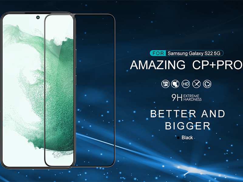 محافظ صفحه نمایش شیشه‌ای نیلکین سامسونگ Nillkin Samsung  Galaxy S22 Plus CP+Pro tempered glass