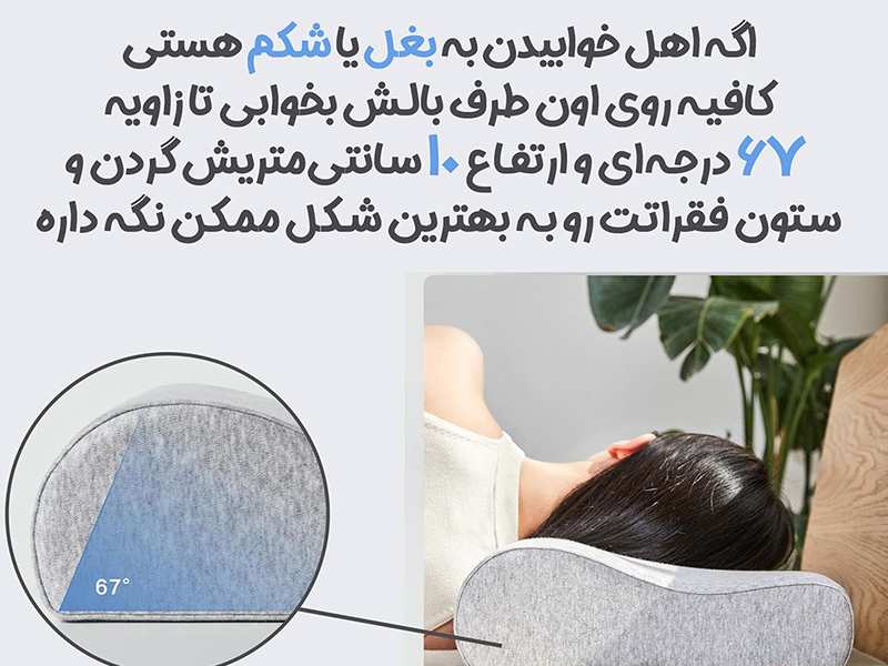 بالش طبی شیائومی Xiaomi Mijia MJYZ018H Neck Memory Pillow