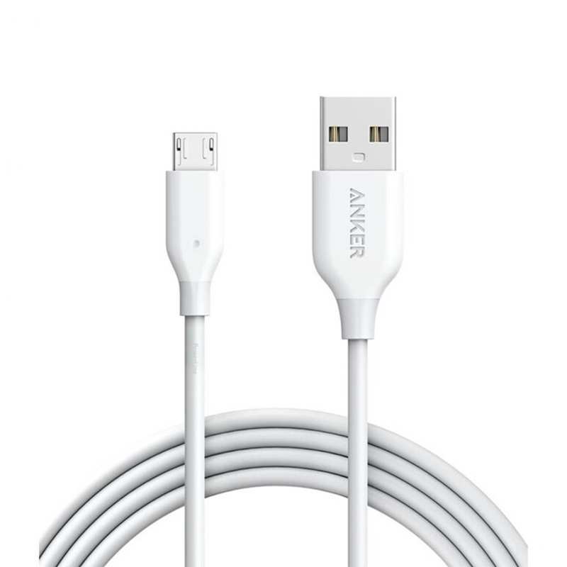 کابل شارژ و انتقال داده میکرو یو اس بی انکر Anker A8133H12 PowerLine 1.8m USB To MicroUSB Cable